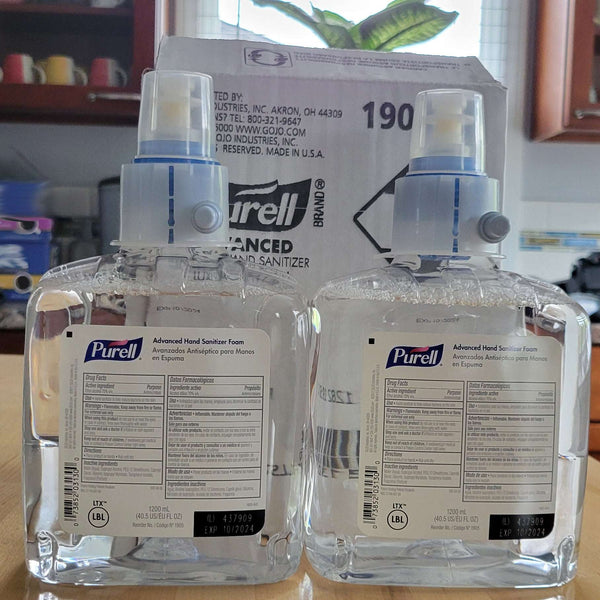 SPECIAL PURCHASE: PURELL 1905-02 Advanced Hand Sanitizer Foam Refills – 2 Pack (1200 mL, LTX-12)