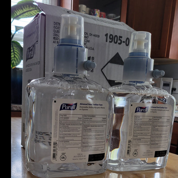 SPECIAL PURCHASE: PURELL 1905-02 Advanced Hand Sanitizer Foam Refills – 2 Pack (1200 mL, LTX-12)