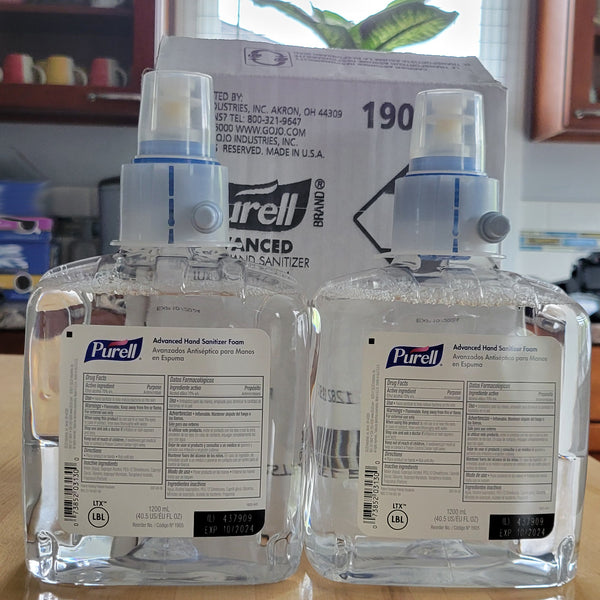 SPECIAL PURCHASE: PURELL 1905-02 Advanced Hand Sanitizer Foam Refills – 2 Pack (1200 mL, LTX-12)