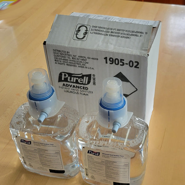 SPECIAL PURCHASE: PURELL 1905-02 Advanced Hand Sanitizer Foam Refills – 2 Pack (1200 mL, LTX-12)