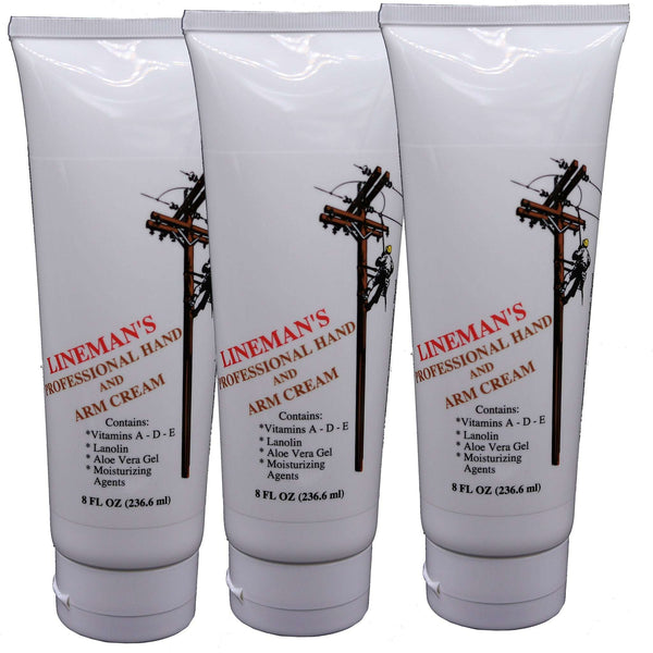 Linemans Professional Hand & Arm Cream 3 pack special