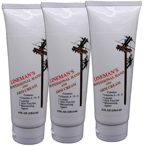 Linemans Professional Hand & Arm Cream 3 pack special