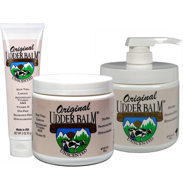 Unscented Original Udder Balm moisturizing cream - OriginalUdderBalm.com